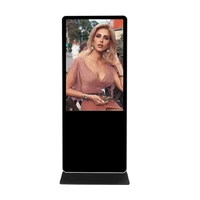 light easily transport touch screen standing kiosk advertising media player