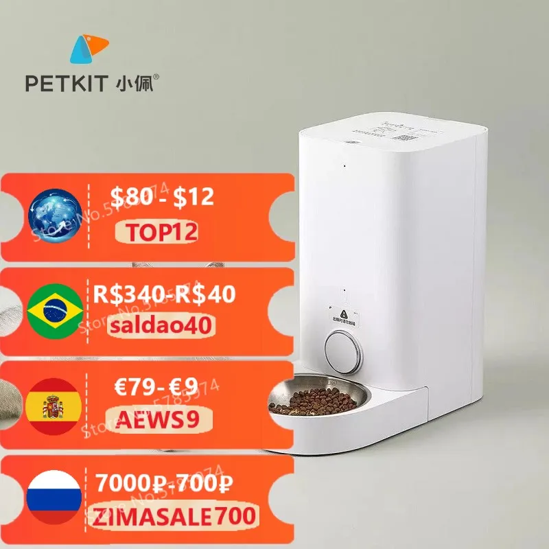 

Xiaomi PETKIT Smart Cat Feeder Automatic Bowl Pet Cat Feeder Never Stuck Feeder Fresh Pet Food Dispenser Cibo Gatto