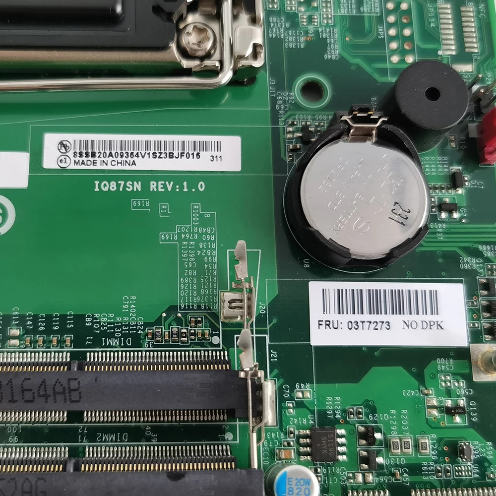 Настольная материнская плата для M9201Z M9231Z M9350Z M93Z IQ87SN 03T7273 rev 1 0 системная полностью