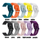 1 шт. мягкий силиконовый ремешок для часов, сменный ремешок 20 мм, браслеты для Huami Amazfit Bip Samsung Galaxy Watch Active 2 42 мм