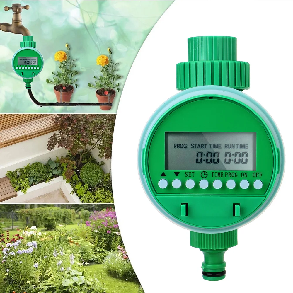 

Automatic Irrigation Controller Electronic Valve Watering Control Device Intelligence Garden Watering Timer Lcd Display
