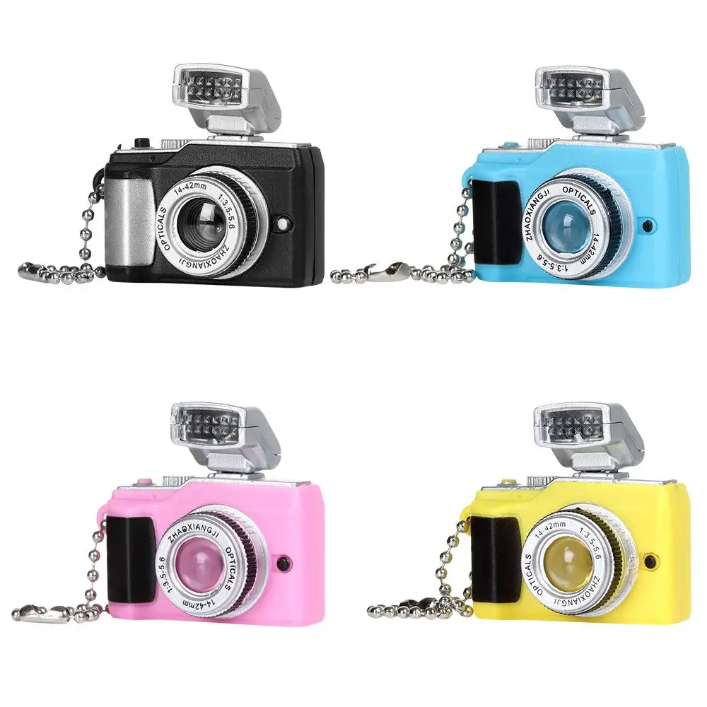 

Имитация мини-камеры с брелоком, подвеска со светодиодсветильник кой, игрушки для детей, подарок на день рождения для девочек, аксессуары дл...