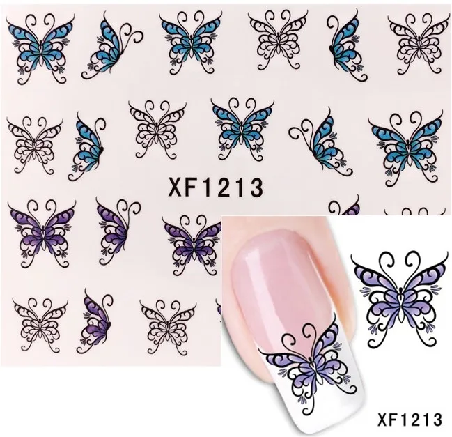 Комплект из 3 предметов, для художественного оформления ногтей Nail Art Типсы, наклейки на ногти ногтей форма бахрома направляющие Стикеры "сделай сам" Французский маникюр