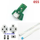 JDM 050 USB порт для зарядки USB розетка плата 12 pin гибкий ленточный кабель проводящая прокладка для PS4 PRO JDM 055 контроллер JDS-055 JDS055