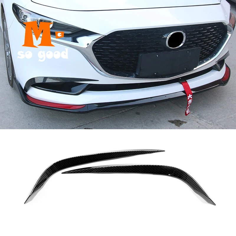 ABS углеродное волокно 2019 2020 передняя противотуманная фара для автомобиля