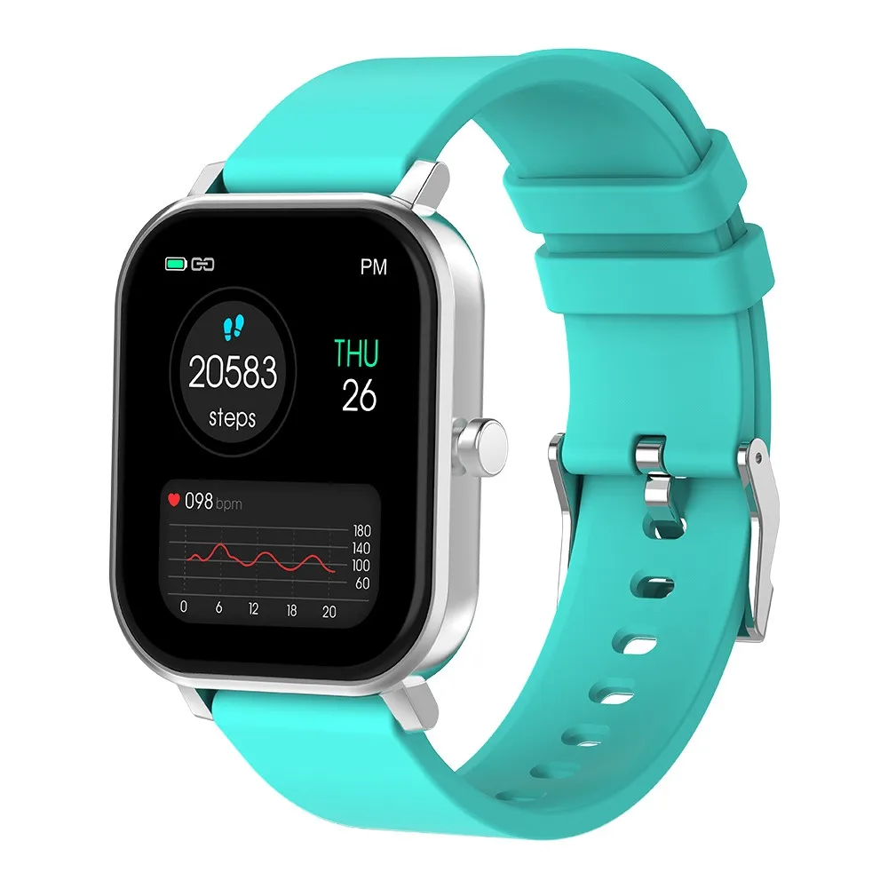 

ALLCALL S10 1.69 inch 2021 Smart Watch Women Fitness Tracker Heart Rate Sleep Alarm Clock Men Smartwatch for Android IOS Phone