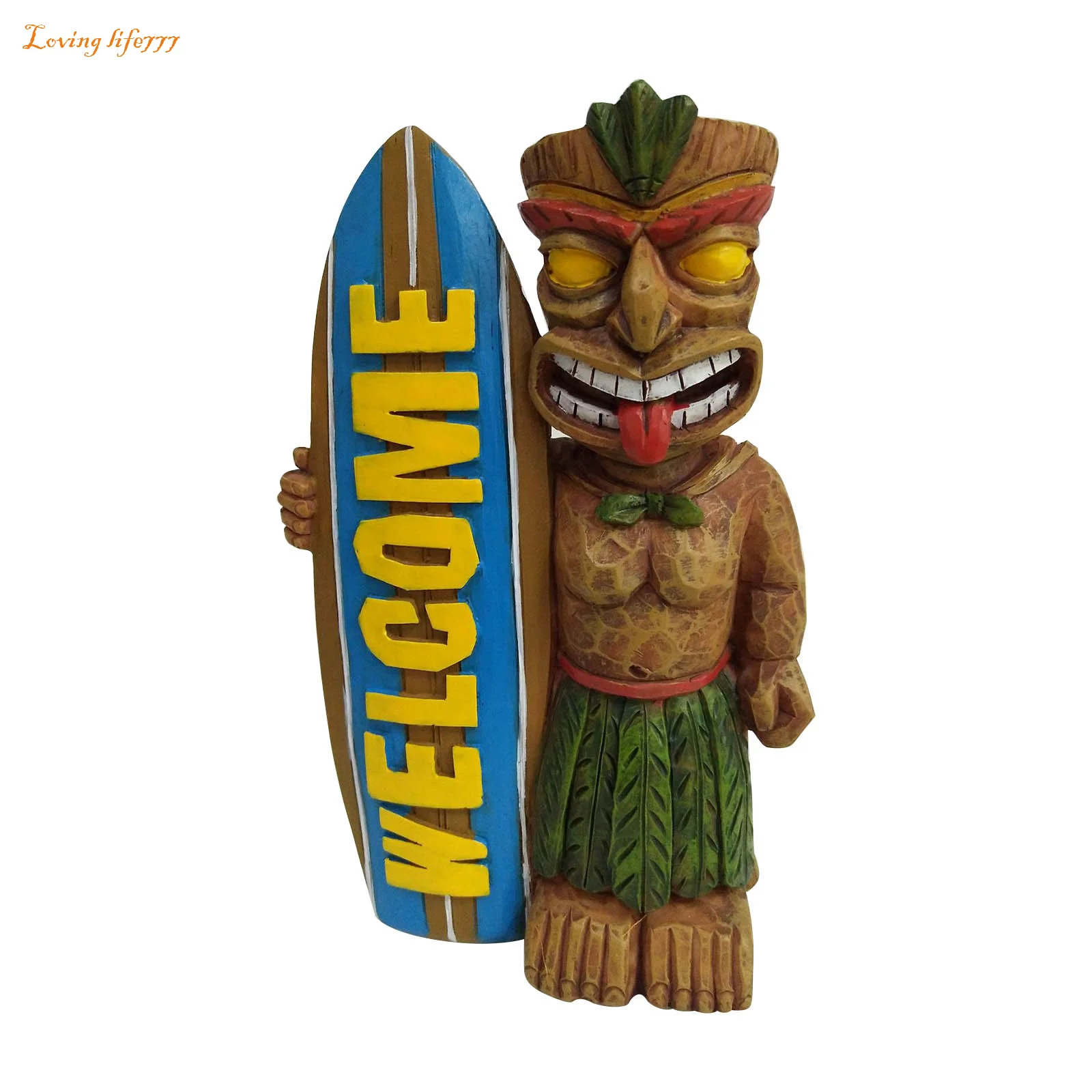 

Outdoor Decoration Totem Surfboard Hawaiian Wine Glass Totem Garden Decoration Arts Wedding Garden Ornaments Decorations #LR2