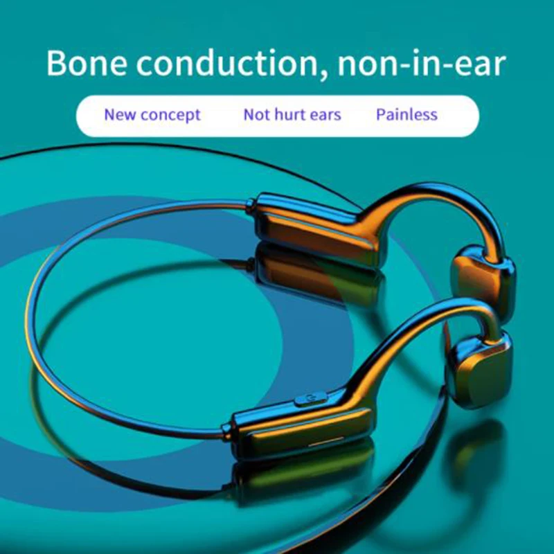 

G1 Wireless 5.1Bluetooth Bone Conduction Headset Sports Stereo Earphones with Microphone In-Ear Headphones For Android Ios