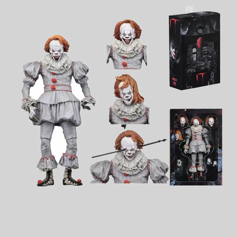 Экшн фигурка NECA Stephen King's 7 2 Pennywise из ПВХ Коллекционная модель игрушка 2017