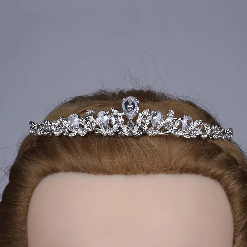 Мода Принцесса Корона свадебные диадемы невесты ручной работы день рождения