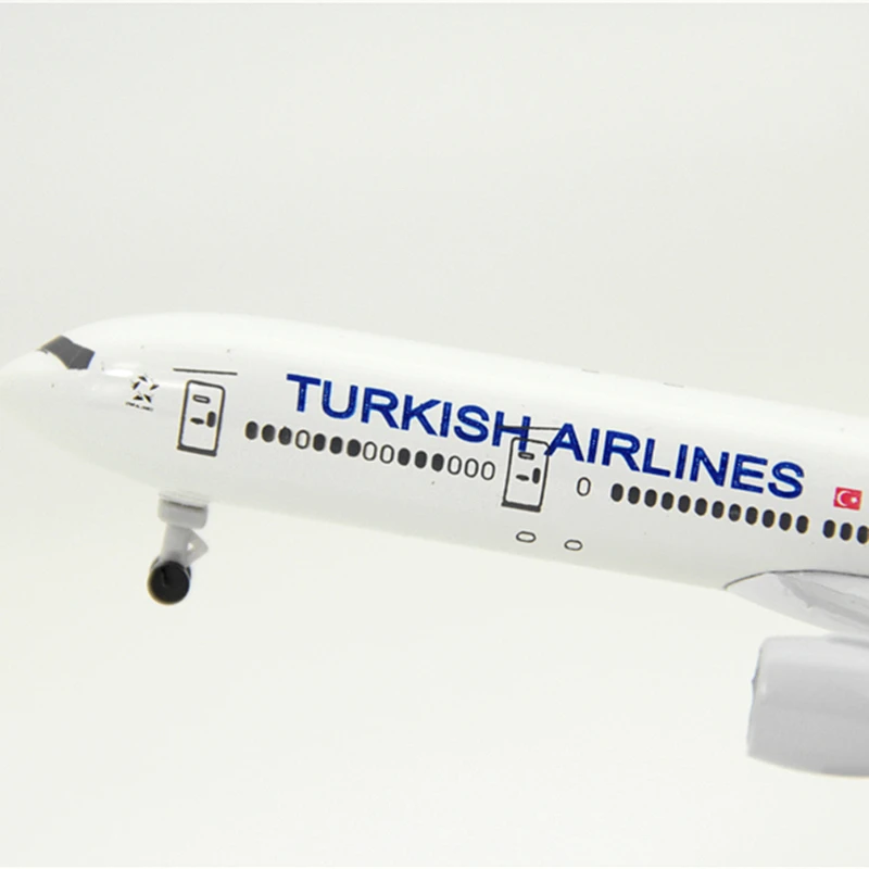 20 см Турецкие авиалинии Boeing 777 авиация металлическая модель 16 см модель самолета игрушки с колесом коллекционный подарок