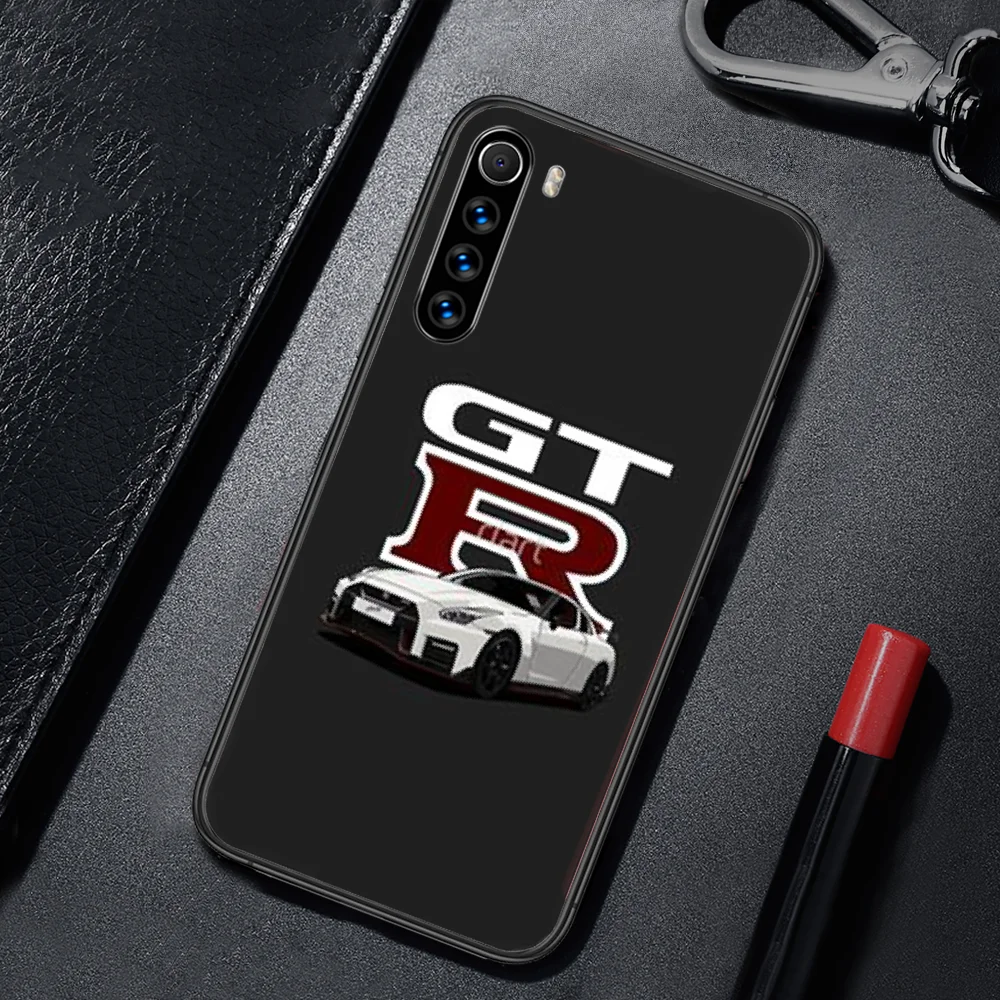

Cool Sport Car GTR Phone Case Cover For XIAOMI Redmi Note 3 4 4X 5 6 7 8 9 Pro T S Max black Shell Trend Coque Fashion Prime