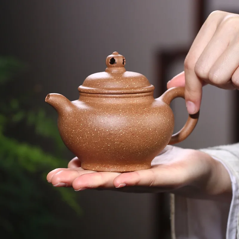

Authentic Yixing, Purple Clay Teapot, Zisha, Handmade, Tea Set, Tea Drinking, Huanglongshan Mud, Multi-colored Segmented Teapot