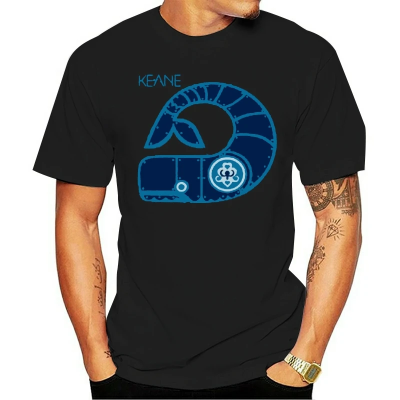 

New Keane Alternative Rock Band Mens Black T-Shirt Size Men T Shirt