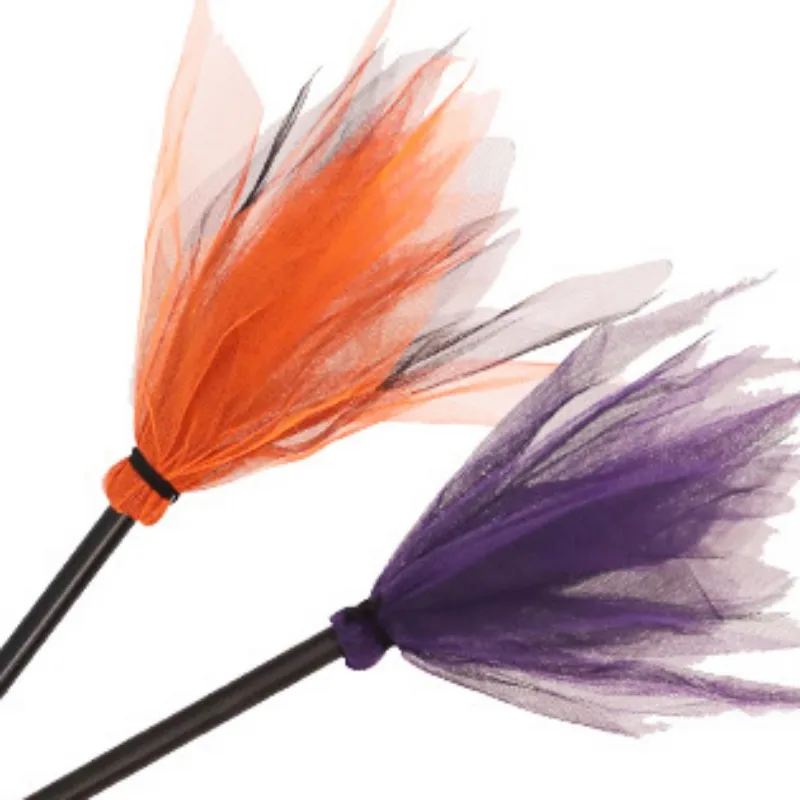 Хэллоуин ведьма метла для Косплей Костюм волшебника вечерние реквизит гладкий и