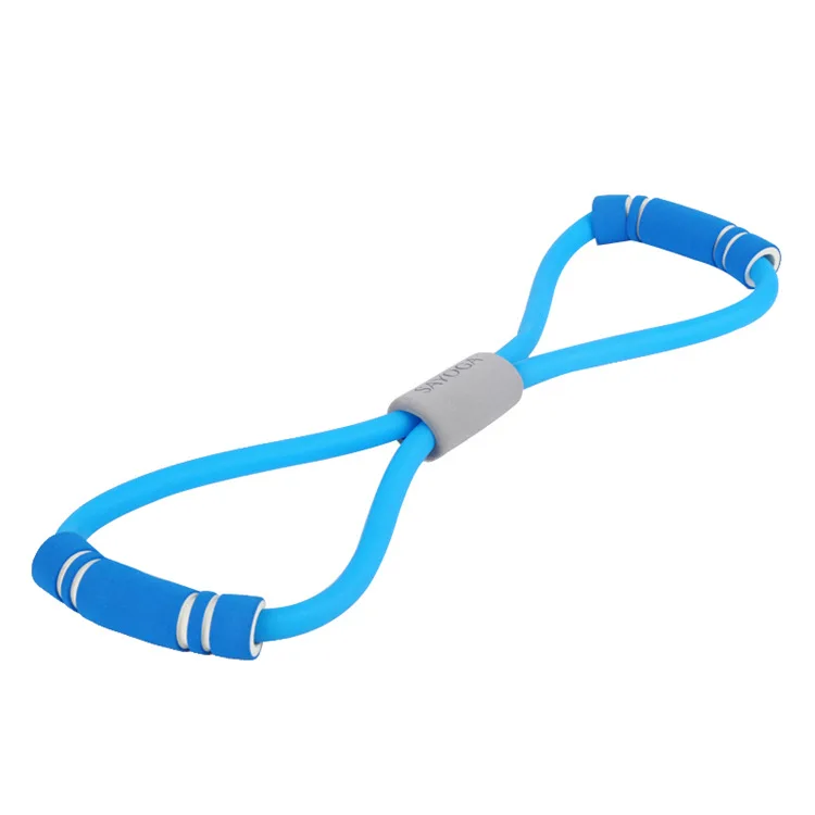 New Yoga Gum Fitness Resistance 8 Word Chest Expander Rope Exercise Tubes Practical Muscle Training Pull | Спорт и развлечения