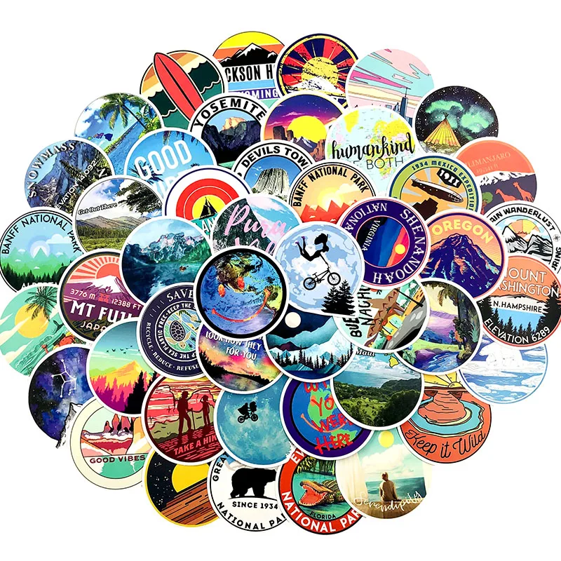 100 шт уличные дорожные наклейки серии для мотоцикла СКЕЙТБОРД гитара DIY