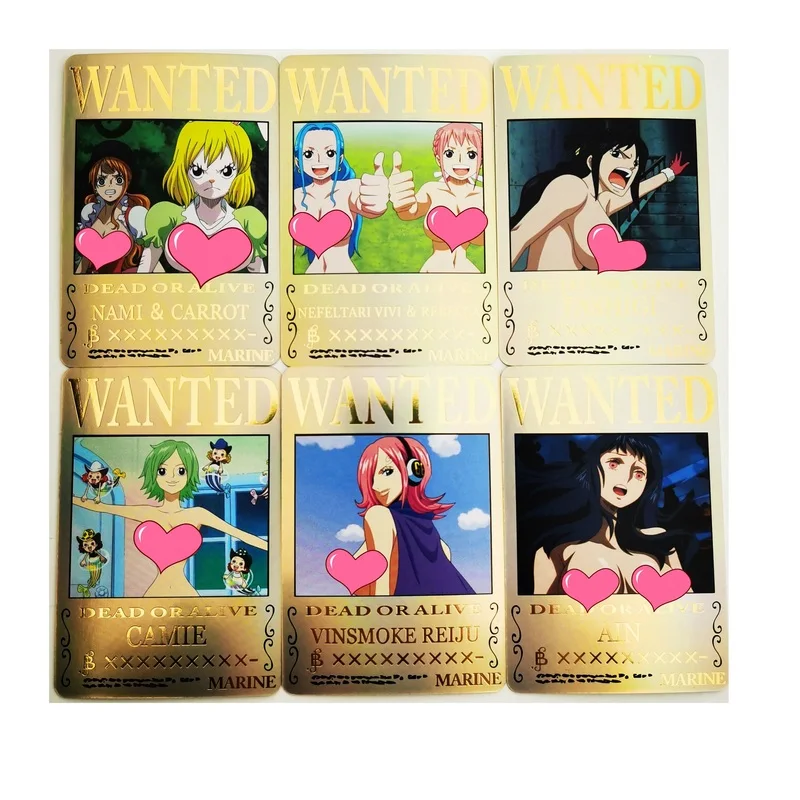 9 шт./компл. One Piece Bronzing Wanted заказать сексуальные игрушки для красоты Хобби