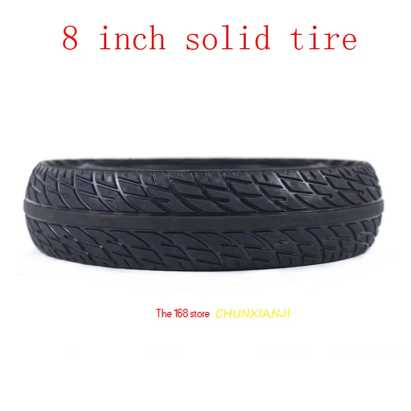8 дюймовые твердые шины непневматические утолщенные и износостойкие