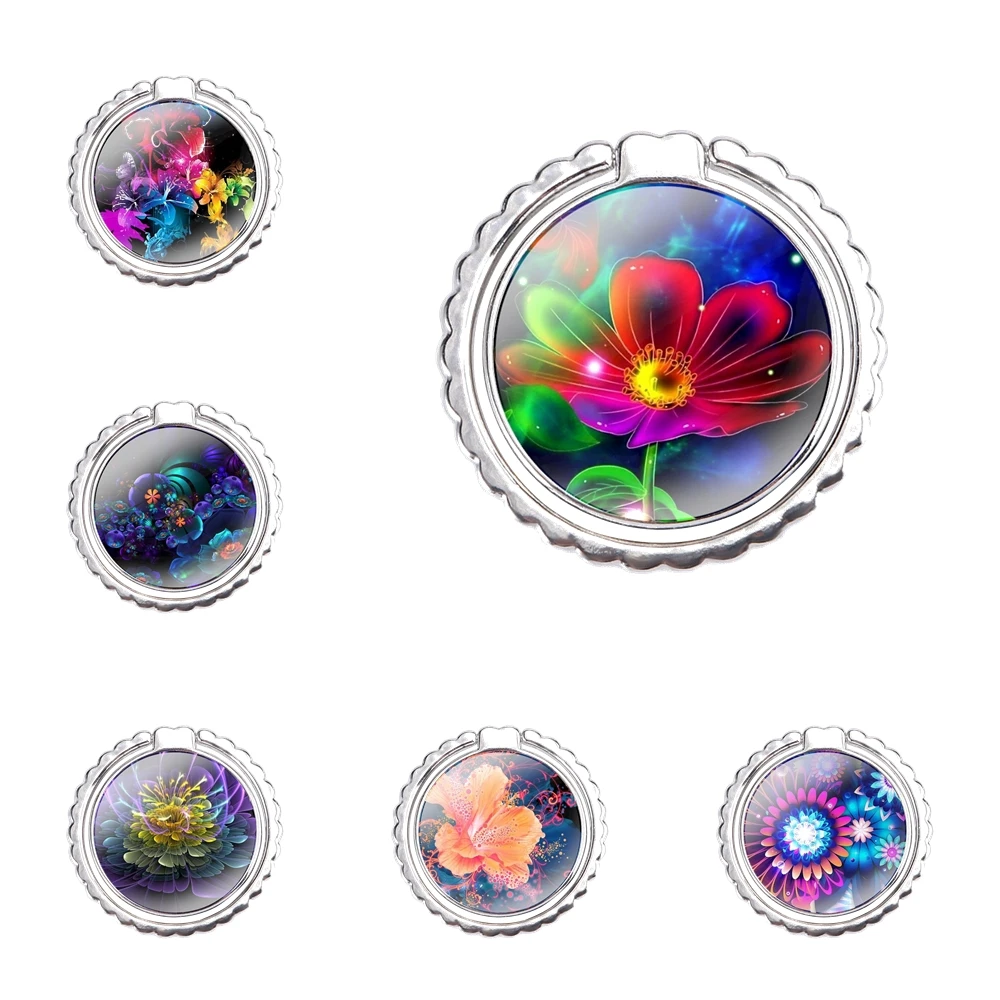 Металлическая подставка для телефона с неоновыми цветами |