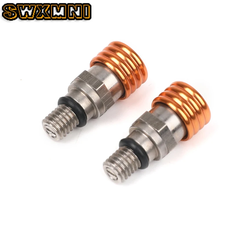 Совершенно новый рельсовый клапан для воздушной вилки M5 * 8 мм мотоцикла KX125 KX KXF CRF