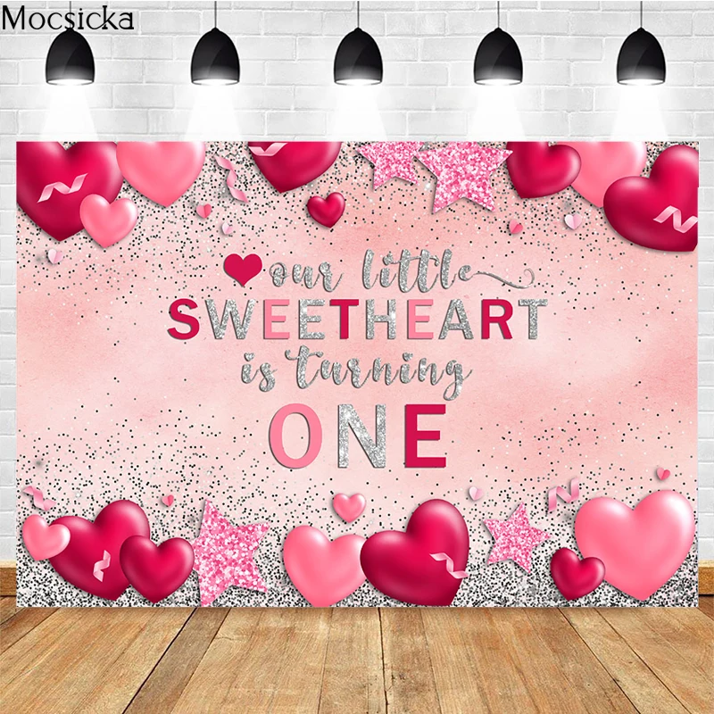 

Valentine's Day Photography Background Sweet Love Stars Decoration Props Romantic Confession Bridal Shower Photo Backdrop Studio