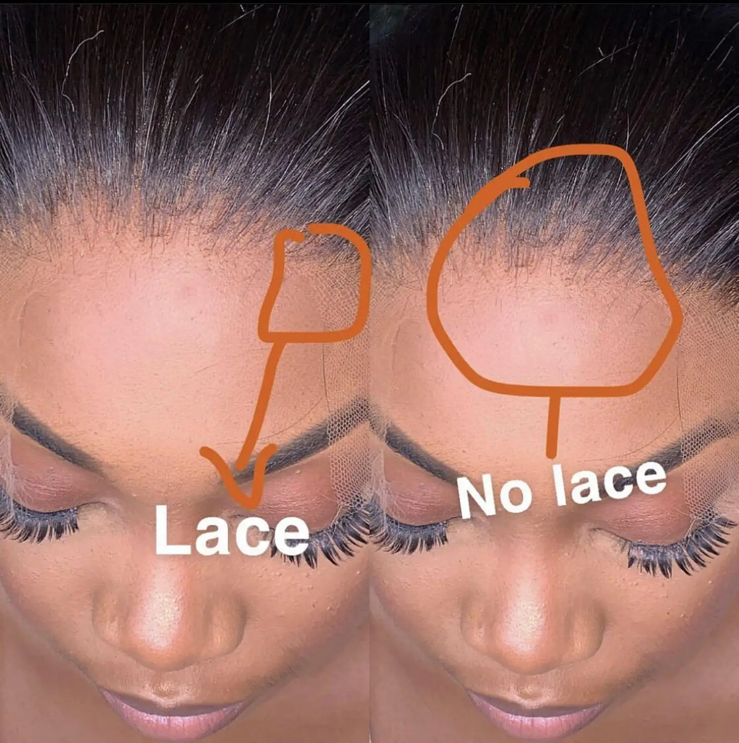 Invisiable HD фронтальная пряди с бразильские волосы закрытием Remy человеческие на