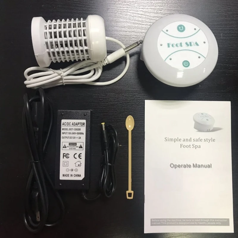 Мини-детокс-машина с портативной чашей Aqua Cell Spa Ionic Cleanse Foot Bath Massage Footbath.