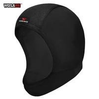wosawe sweatproof motorcycle helmet inner cap anti sweat anti shrink breathable motocross bicycle motobike face mask headgear