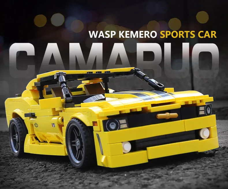 Moc Technic Chevrolet Camaro ZR1 модель Машинки Игрушки Классический Спортивный скоростной автомобиль строительные блоки наборы кирпичей игрушки Совместимые 42093