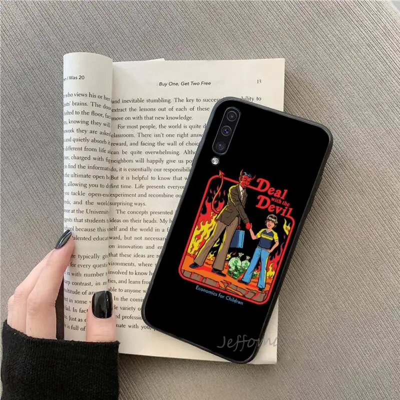

Let's Summon Demons Graphic Phone Case For Samsung galaxy S note 7 8 9 10 20 fe edge A 6 10 20 30 50 51 70 lite plusSilicone
