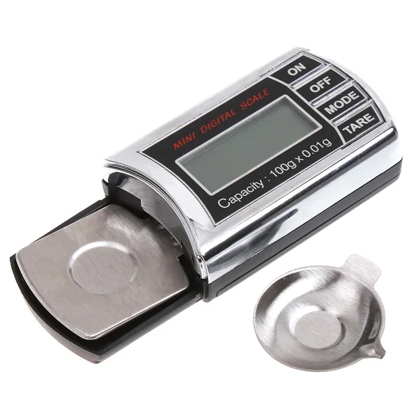 KKmoon 100*0.01g Mini Pocket Digital Scale for Gold Sterling Silver Jewelry Balance Gram Electronic Scales |