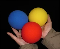 1 pcs big yellow magic sponge ball 10cm diameter magic tricks soft ball excellent elasticity classic ball street close up