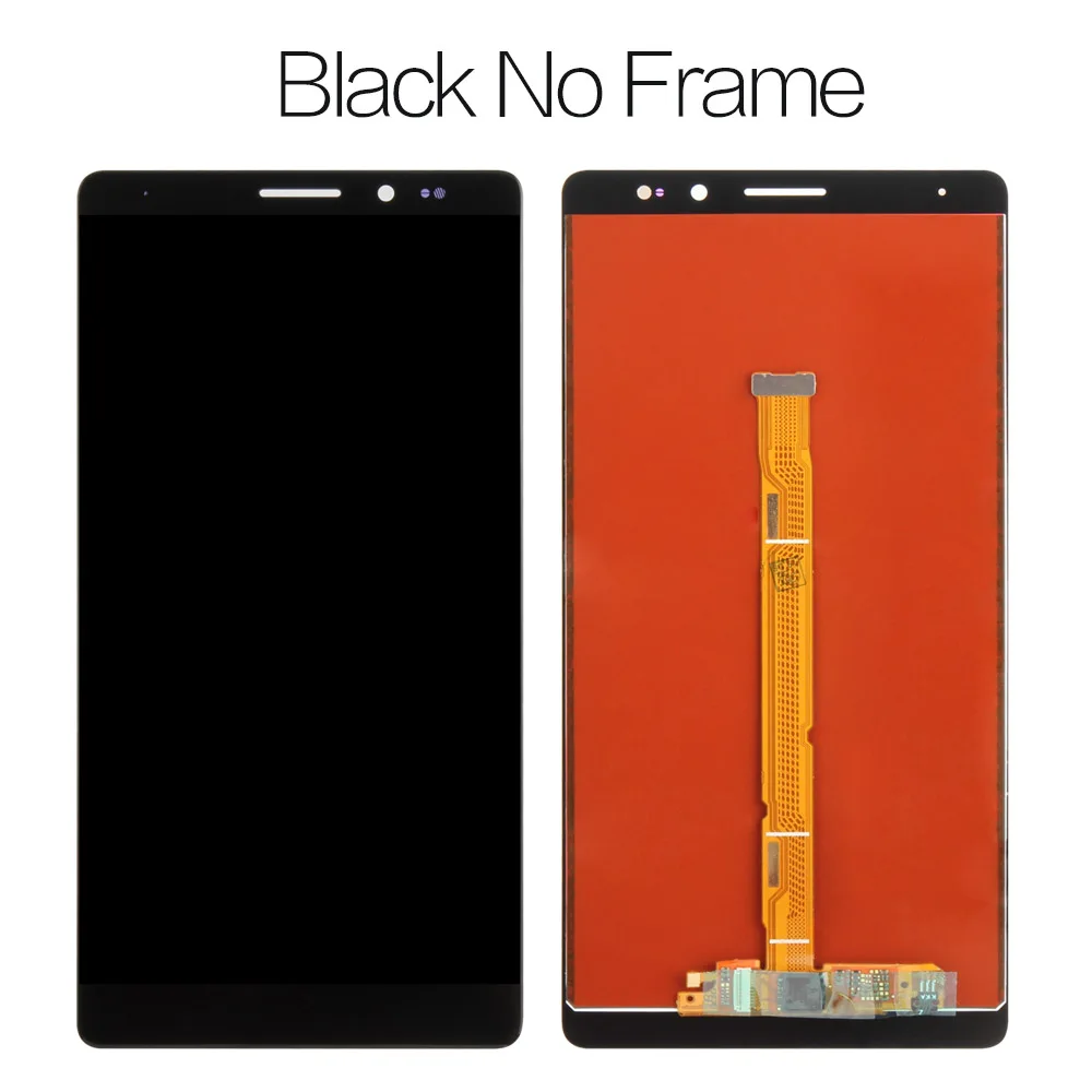 Для HUAWEI mate 8 дисплей Замена ЖК сенсорный экран с рамкой дигитайзер сборка для HUAWEI mate 8 ЖК NXT-L29 NXT-AL10 - Цвет: black no Frame