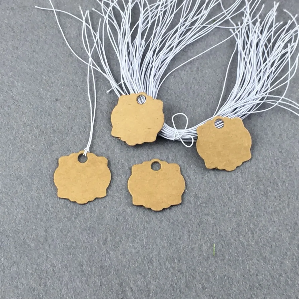 400 шт DIY маленькая милая бирка чистая крафт-бумага ручная работа мыльная