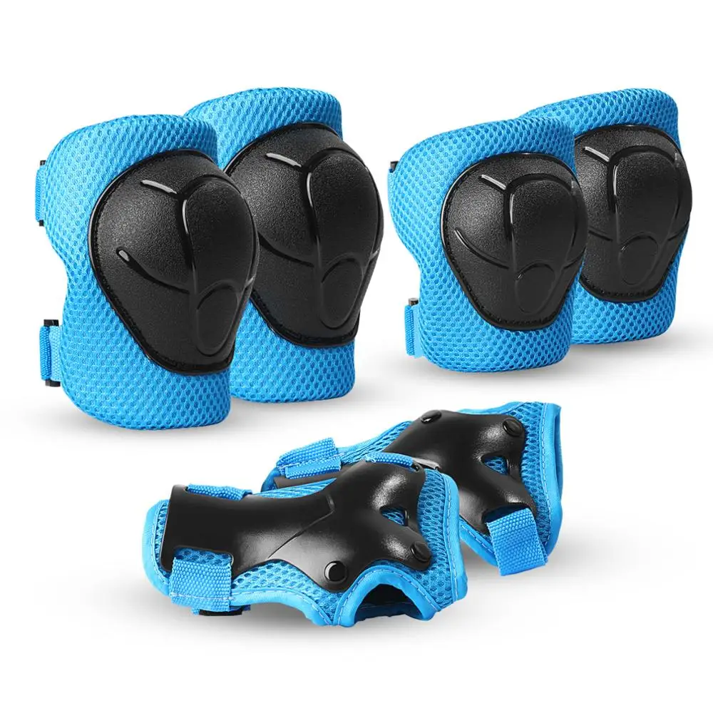 Skybulls 6 шт./компл. Детский комплект защитной одежды для катания на велосипеде