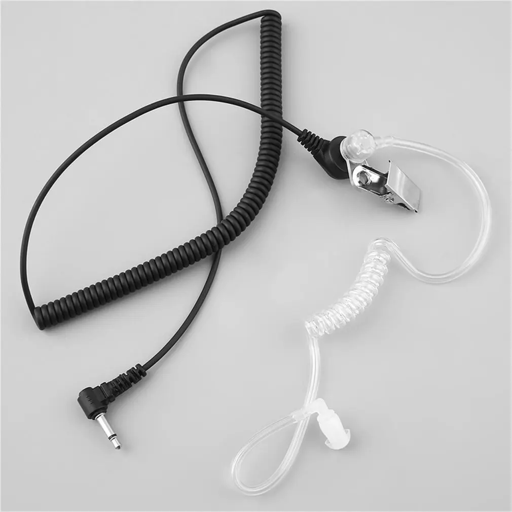 Новый 3 5 мм кремния акустическая Воздушная трубка вьющиеся кабельная гарнитура с