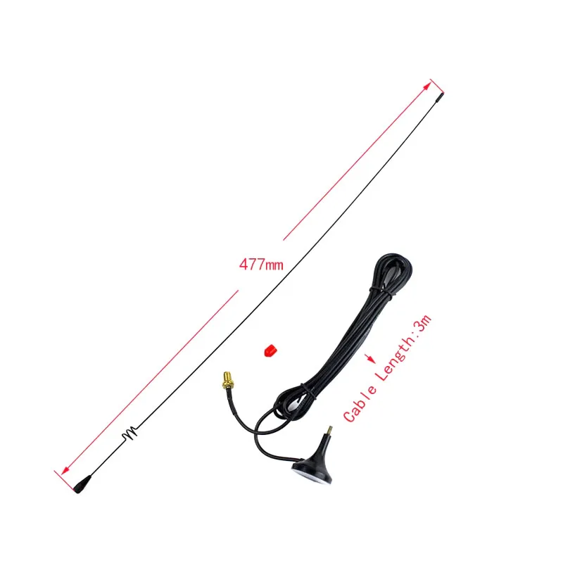 NAGOYA UT 108UV SMA F UHF + VHF Магнитная автомобильная антенна для Kenwood Baofeng Radio|antenna for radio|nagoya