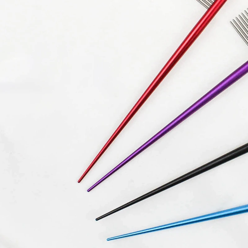 

Cat Dog Fine Tooth Comb Professional Hair Beauty Brush for Pet Stainless Steel Long Handle 8 X 2.5CM