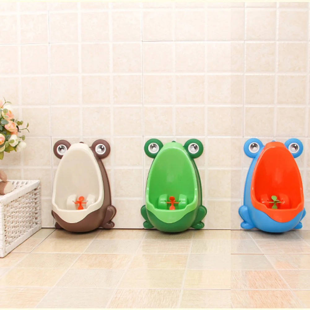 

Home Newborn Frog Pattern Easy Clean Children Toilets Baby Urinal Accessories Standing Type Bathroom Toddlers Solid Pee Habit