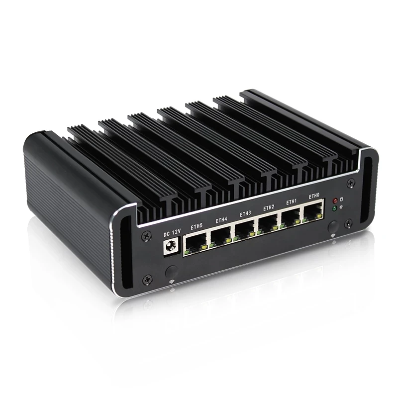 Сетевой маршрутизатор Pfsense Intel Core i5-1135G7 i211AT 6LAN RJ45 COM 4 * USB HDMI безвентиляторный