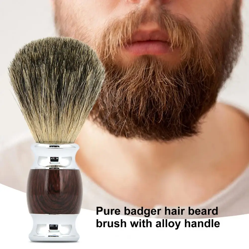 

Щетка для бритья, экологически чистый инструмент для бритья, мини-размер, мужской инструмент для чистки бороды на лице, щетка для чистки вол...