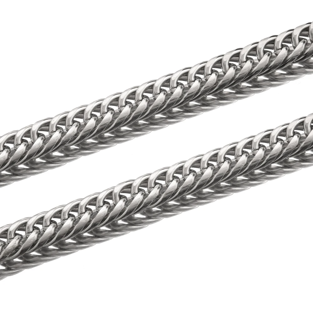 

1Meter Stainless Steel Thick Twist Choker Chains Sliver Color Punk Bulk Chains DIY Necklace Jewellery Making Materials Wholesale
