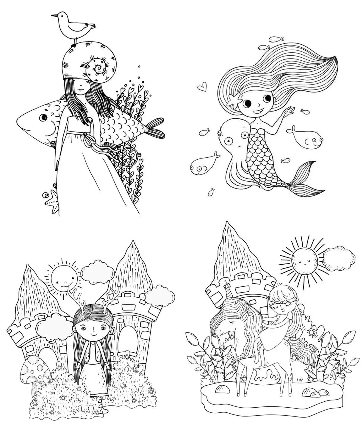 

DABOXIBO Mermaid Girl Clear Stamps Mold For DIY Scrapbooking Cards Making Decorate Crafts 2020 NEW