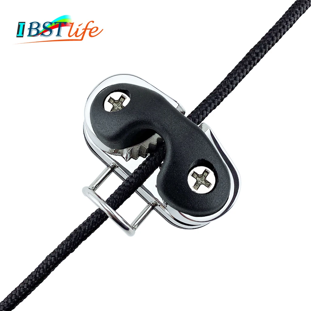 

316 Stainless Steel Black Ball Bearing Cam Cleat Pilates Equipment Marine Boat Fast Entry Rope Wire Fairlead Sailing Accessories