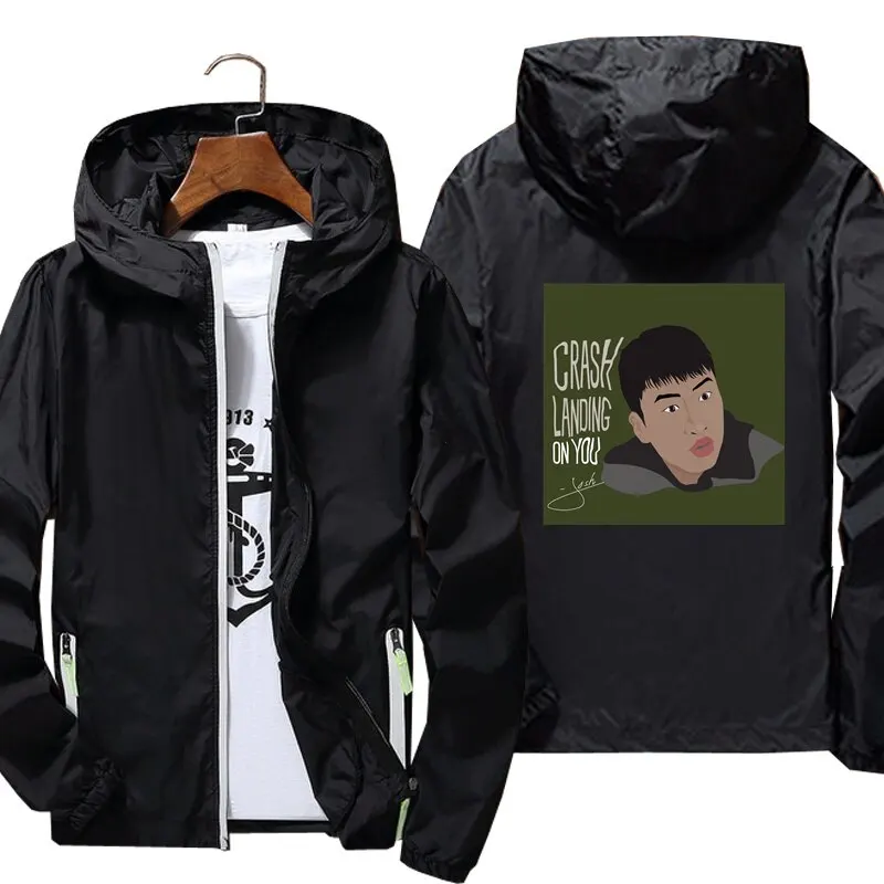 

crash landing on you 1 Windbreak jacket Reflective Skin Sun Spring Autumn brand jacket