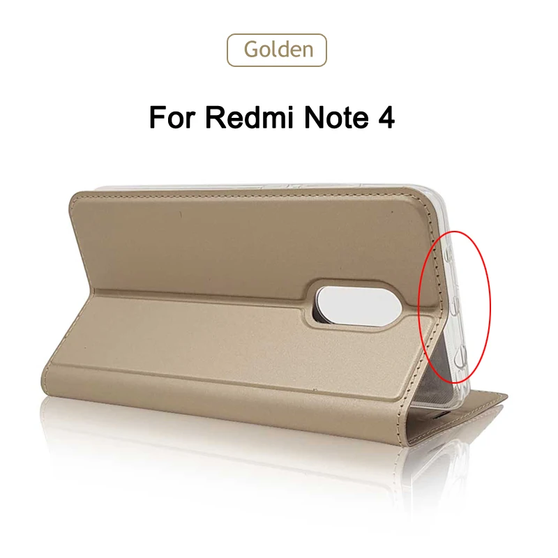 Redmi Note 4x чехол ZROTEVE кошелек чехол для Xiaomi Redmi Note 4 Pro Global Флип кожаный чехол для Xiaomi Note 4x4 Note4 чехол s - Цвет: Gold 4
