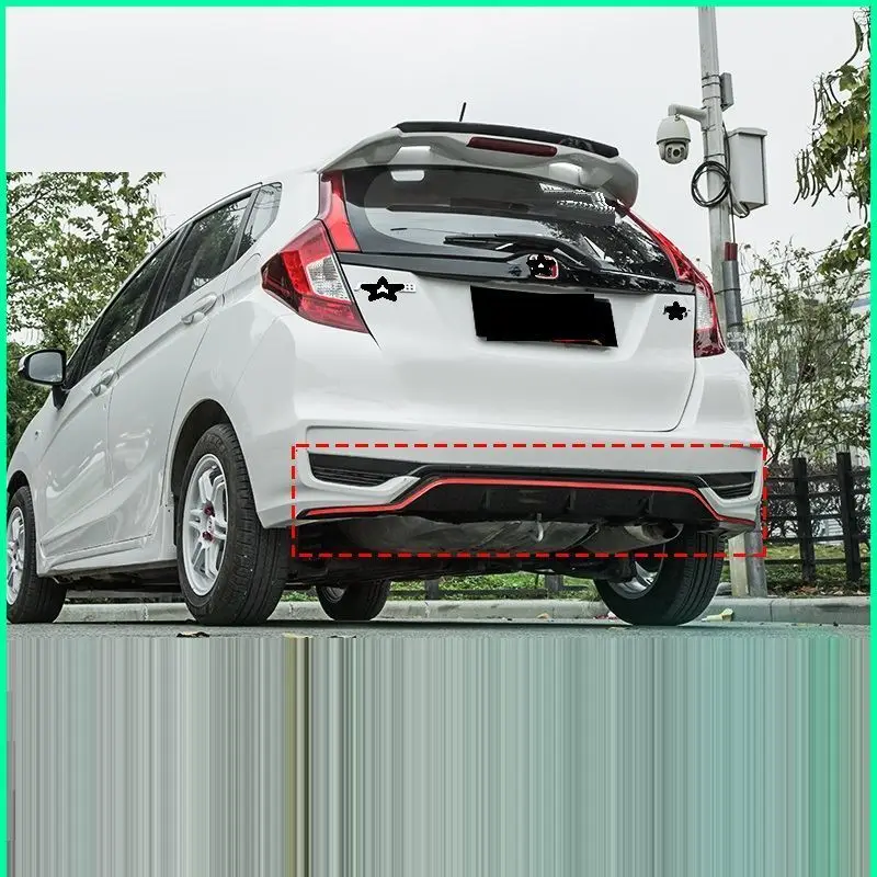 Automovil модифицированный Стайлинг молдинги модификация тюнинг передний автомобиль губы задний диффузор бамперы 14 15 16 18 для Honda Fit