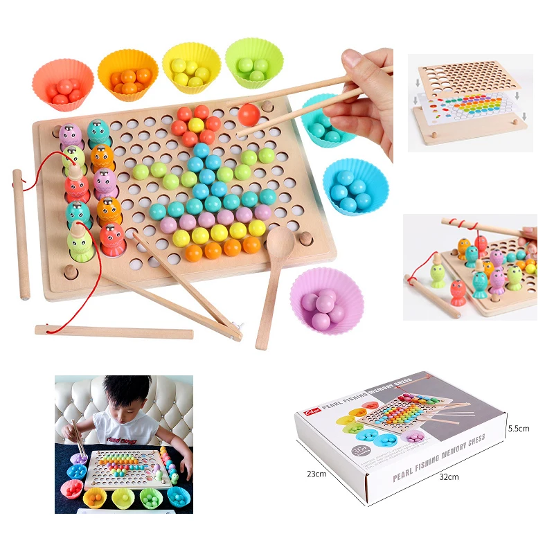 Игрушка головоломка Монтессори для раннего обучения игрушки детей дошкольного