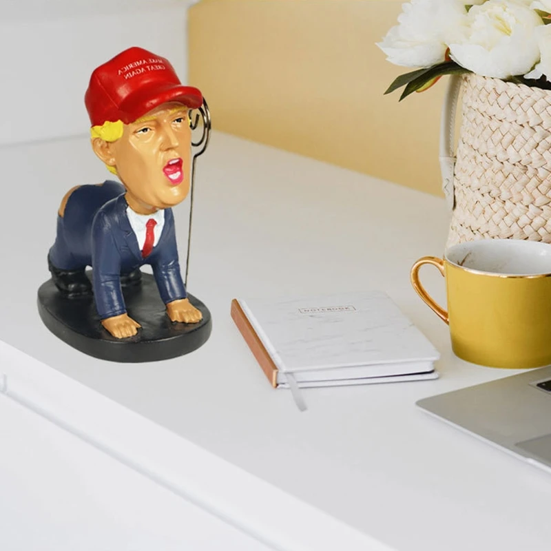 

Funny America President Message Card Note Holder Name Memo Clip Resin Pen Holder 77HA